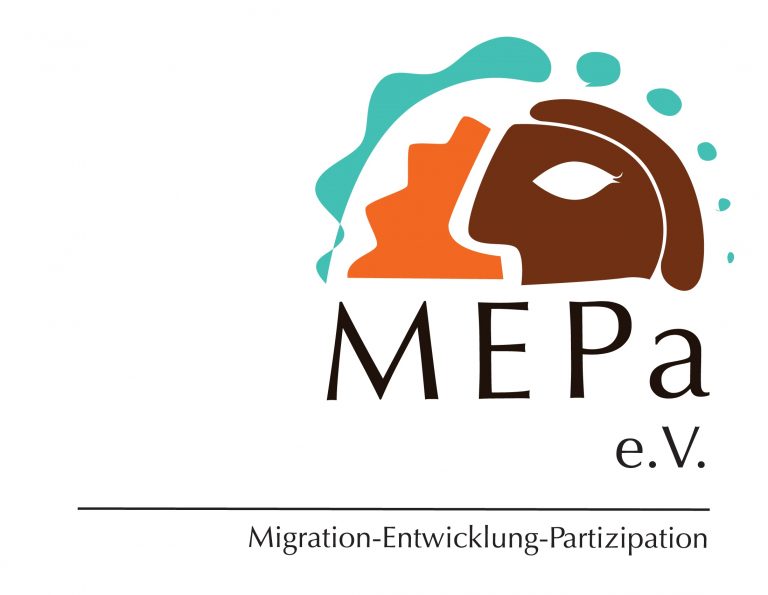 Logo des Vereins für Migration, Entwicklung, Partizipation (MEPa e.V.)