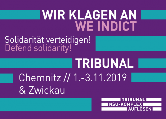 Flyer des NSU-Tribunals